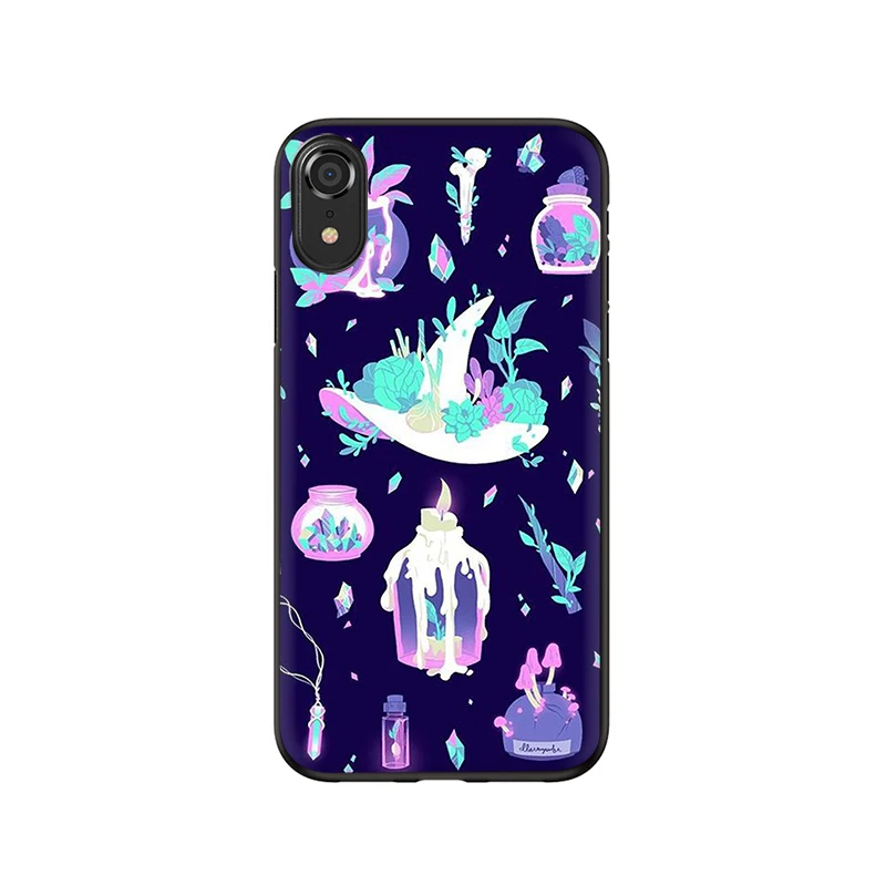 B8 Мягкий силиконовый чехол для телефона Girly Pastel Witch Goth из ТПУ чехол для iPhone 5 5S SE 6 6s 7 8 plus X XR XS 11 Pro Max - Цвет: B8