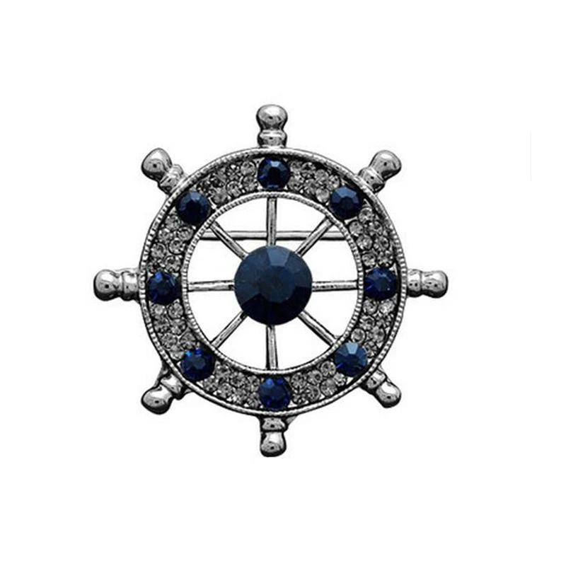 Броши OneckOha Стразы с рулем для мужчин булавка костюма подарок на день отца|brooch