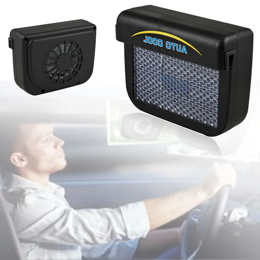 Solar Power Car Auto Air Vent Cool Fan Cooler Ventilation System Radiator Exhaust Heat Automobile with Rubber | Бытовая техника