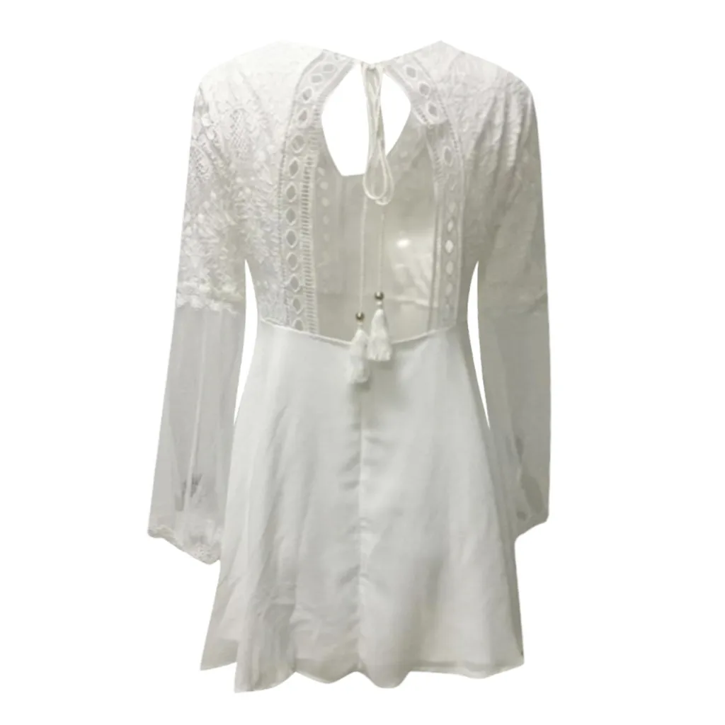 Женское Кружевное облегающее платье с длинным рукавом карандаш для коктейльной