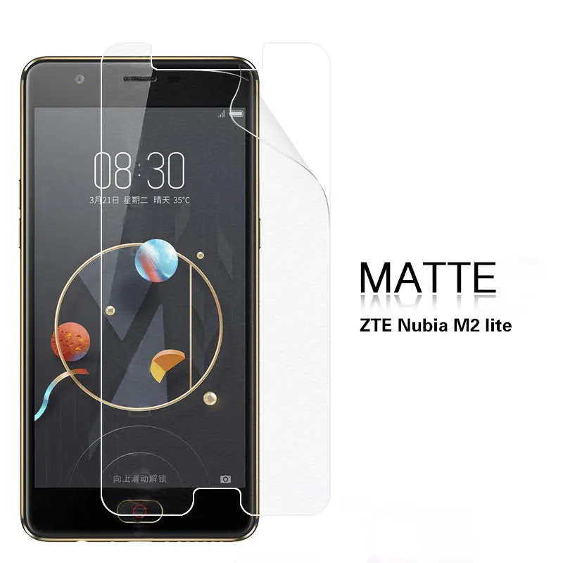 HD прозрачный глянцевый фильм для ZTE Nubia M2 lite Play матовая пленка анти-отпечатков