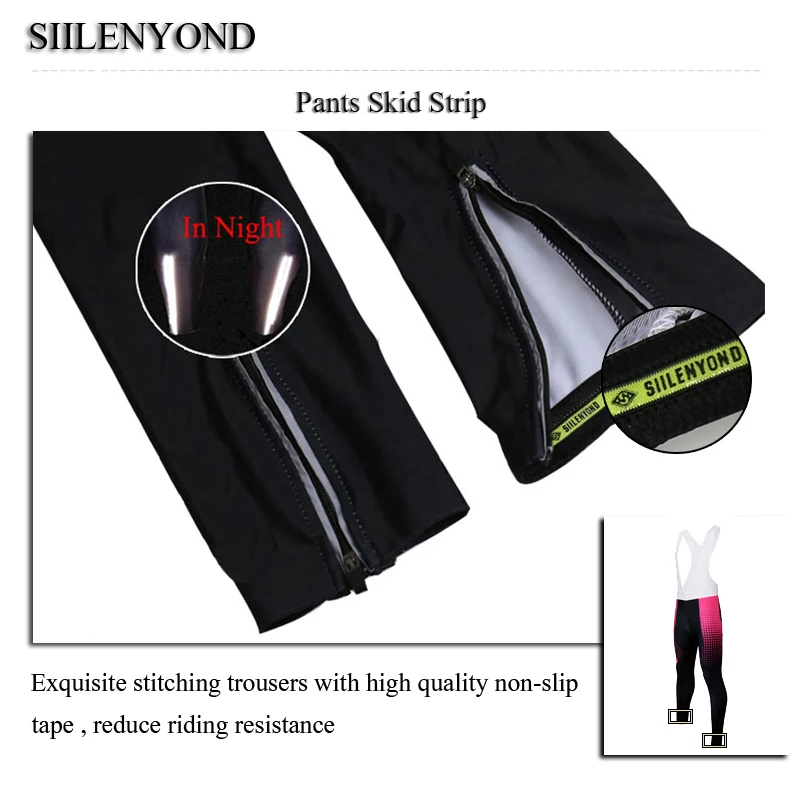 Siilenyond 2019 Pro женский зимний комбинезон для горного велосипеда велосипедный
