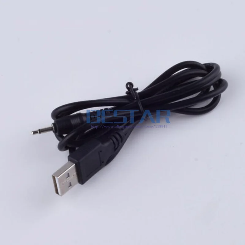Аудио кабель USB A папа-2 5 мм 1 м 3 фута В 2A моно 2 колено дизайн черный 100 см |