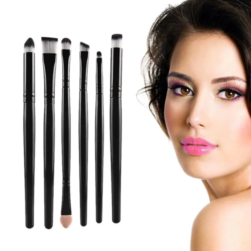 6 шт. Косметическая Кисть для макияжа кисть губ максияжа тени век FE23