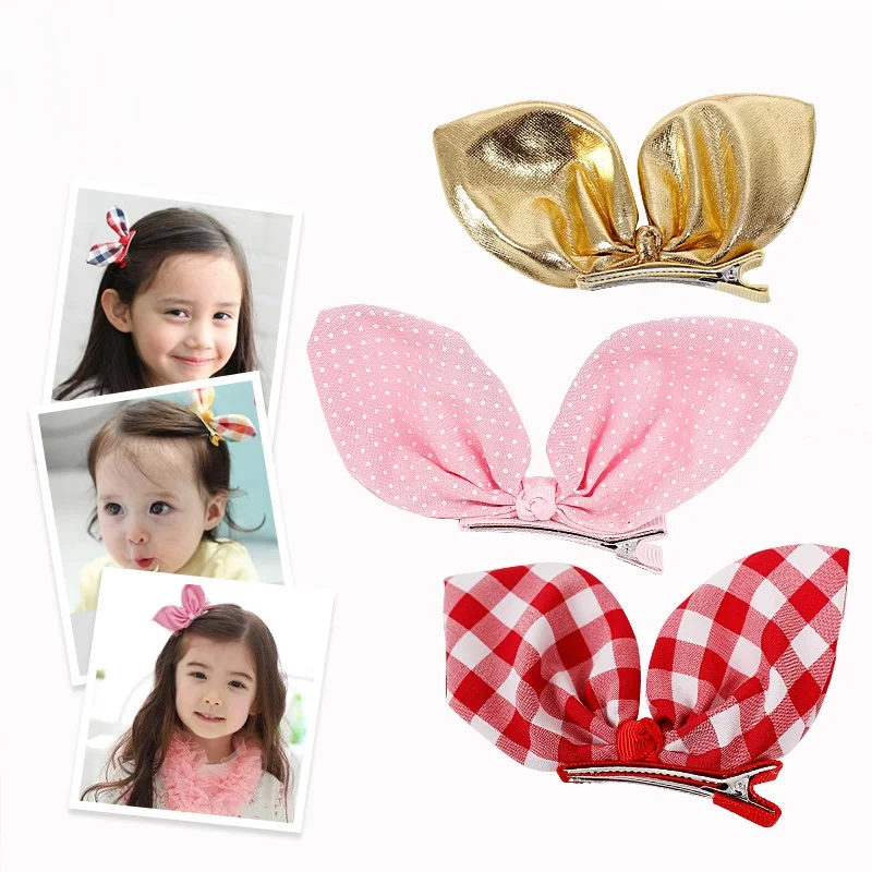 Заколка для волос в виде кролика девочек|girls hair pins|hair accessoriesbunny clip |