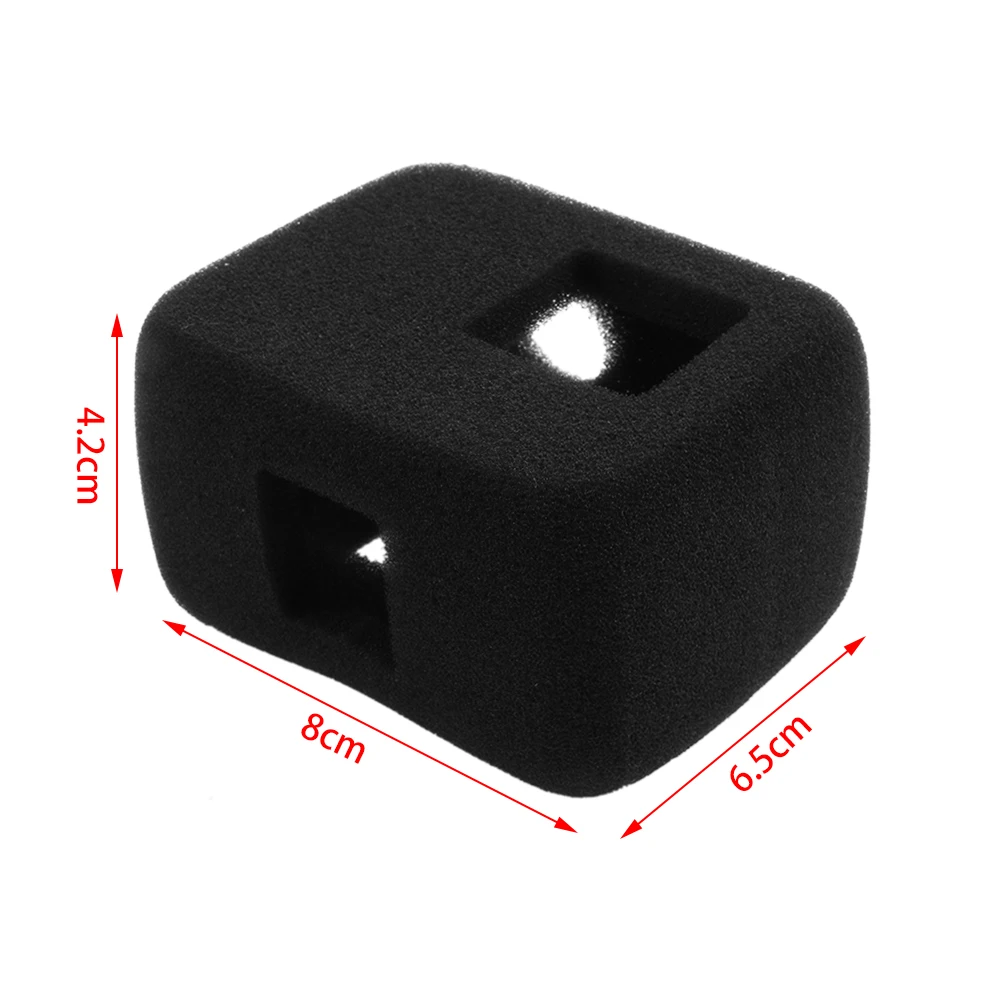 

Windshield Noise Reduction Camera Sponge Foam Case Cover For Go-Pro Hero 5 6 7 Sports Action Camera Accessories