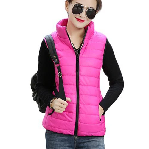 Женская куртка без рукавов размера плюс зимнее приталенное пальто из хлопка в