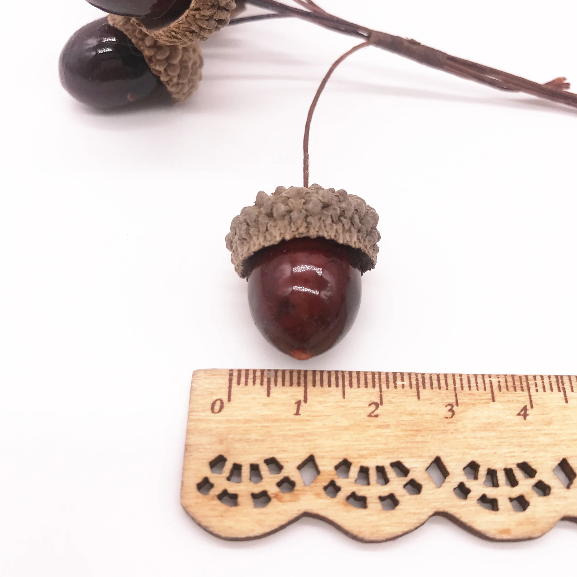 6 pcs foam pine cone handmade artificial bouquet Christmas wedding home berry decoration DIY gift box scrapbooking wreath flower