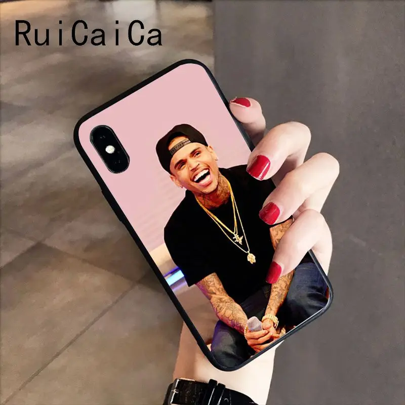 RuiCaiCa популярный человек Криса коричневый Breezy роскошный уникальный дизайн PhoneCase