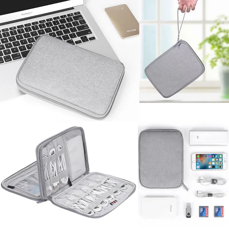 Аксессуары для электроники органайзер дорожный набор чехол отдельно USB кабеля