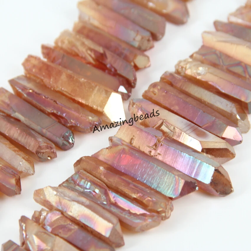 Бусины подвески с титановым покрытием около 36 шт./нить|bead wholesale|wholesale beadspendant beads |