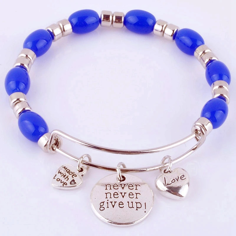 2018 расширяемый Регулируемый провод обертывание акриловый жесткий браслет из