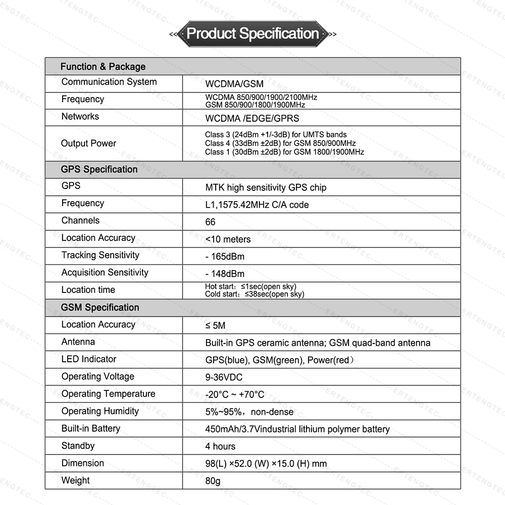 GPS Трекер 3G Concox GT06E LBS локатор SOS Автомобильная сигнализация отключается масляный