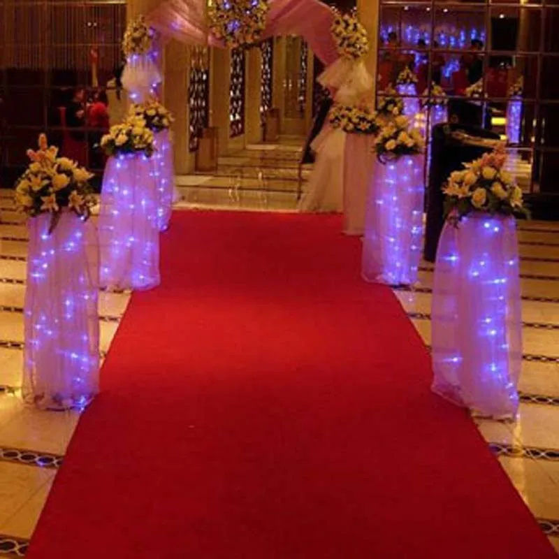 Свадебная вечеринка красный ковры украшения NoEasy разрыв проход бегун 1 м x 5 рулон