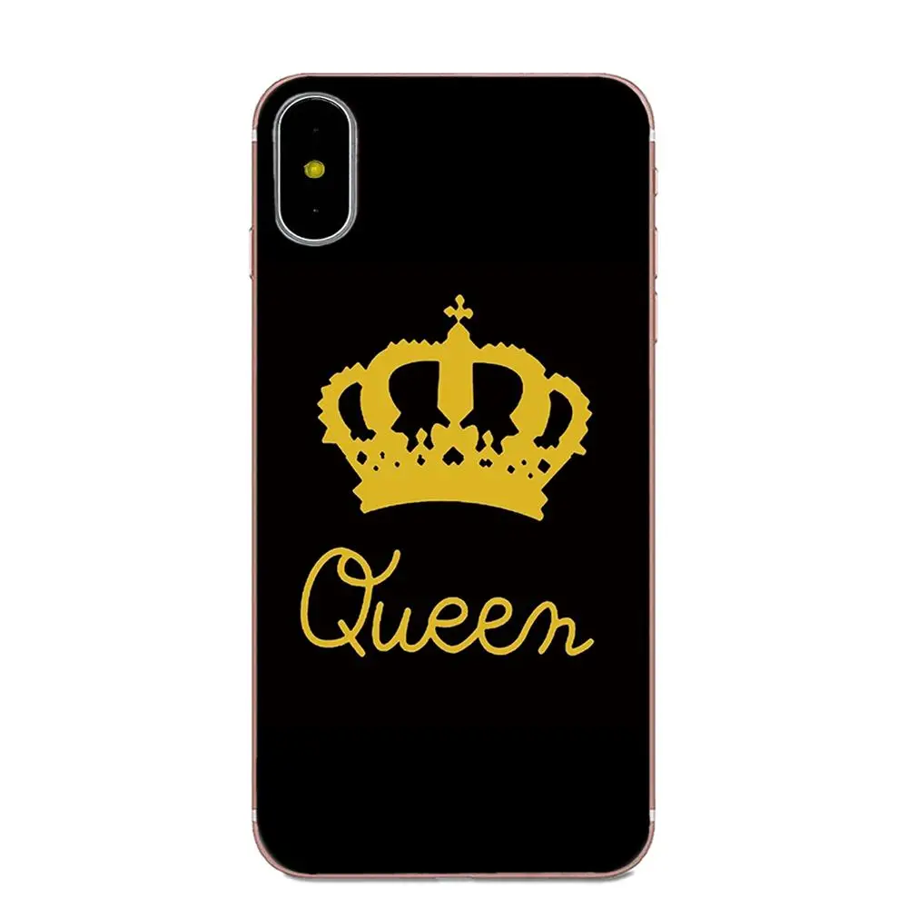 Бренд King Queen 01 пара ТПУ популярный для Galaxy Alpha Core Note 2 3 4 S2 A10 A20 A20E A30 A40 A50 A60 A70 M10 M20