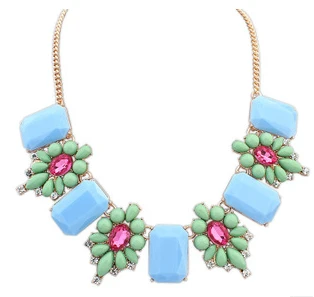 Ожерелье с квадратной цепочкой массивное ожерелье в европейском стиле |