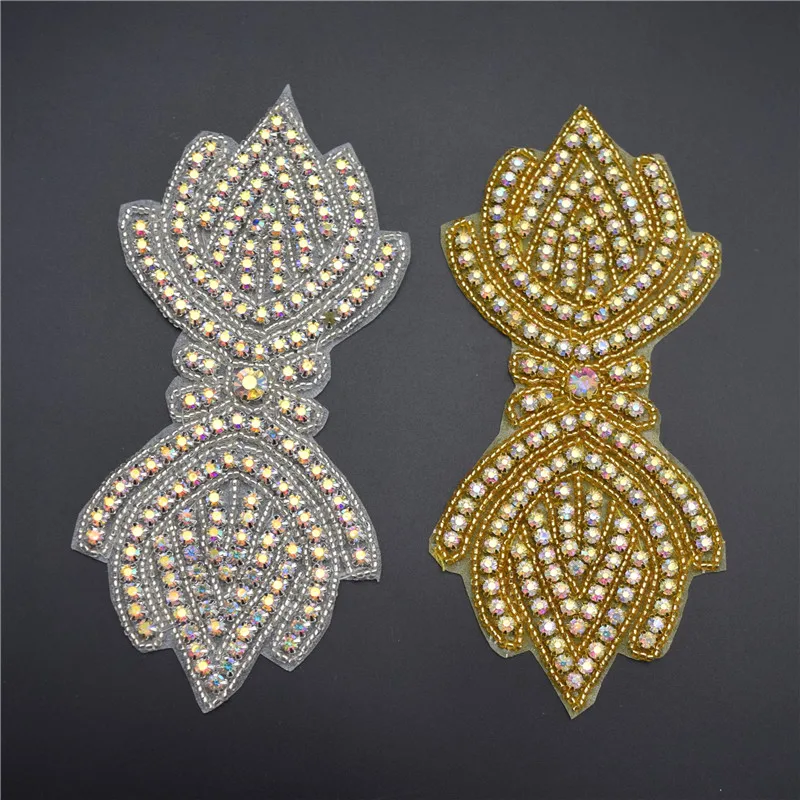 2 шт. свадебная Аппликация с кристаллами|applique patch|rhinestone wedding appliquespatches patches |