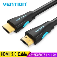 vention hdmi cable 4k hdmi to hdmi 2 0 gold plated connector cable for splitter switch hdmi cable for hdtv lcd ps3 4 pro 10m 15m