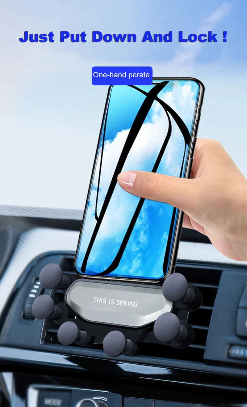 Мобильный автомобильный держатель для телефона huawei P10 P20 P30 Pro Honor 8X9 10 20 30 Lite Универсальный гравитационный воздушный держатель Автомобильный держатель