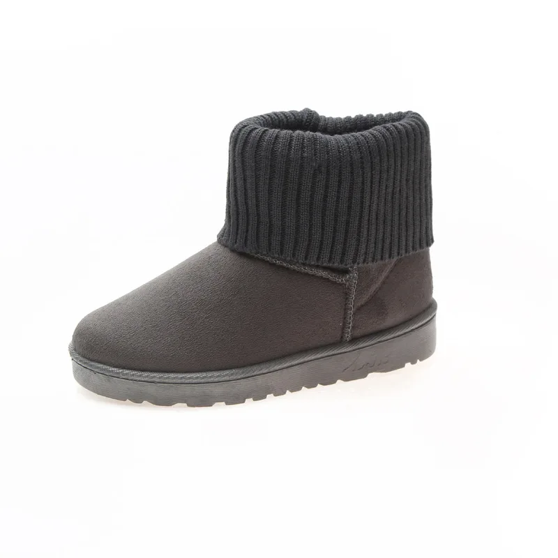 2018 new winter ladies' flat bottomed boots lady's snow cotton flannel shoes. | Обувь