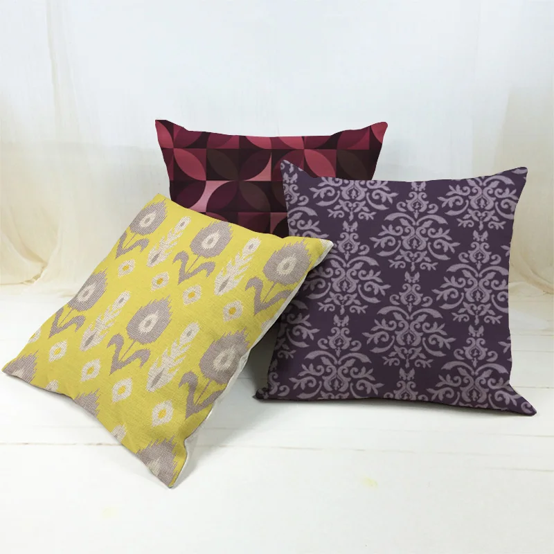 Высококачественный Фиолетовый турецкий этнический чехол с алмазным принтом