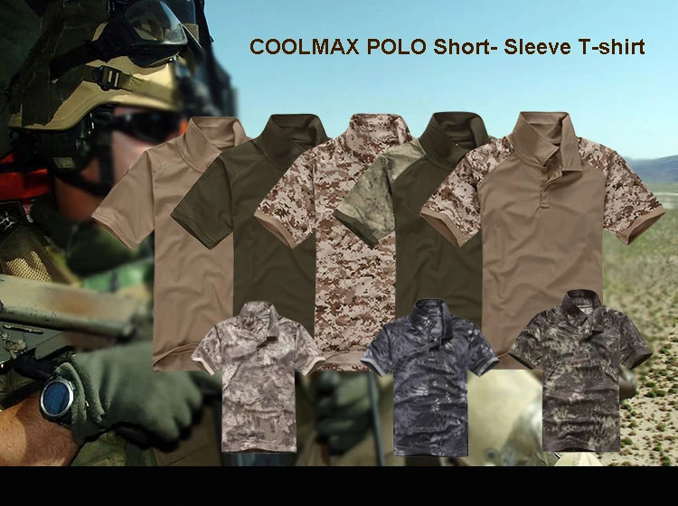 COOLMAX Kryptek рубашка с коротким рукавом быстросохнущее поло|quick dry|quick dry shirtdry shirt |