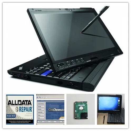 Alldata v10.53 программного обеспечения+ Митчелл, по заказу+ atsg Авто Ремонт Программное обеспечение в 1 ТБ с жестким диском x200t ноутбук готовый к использованию