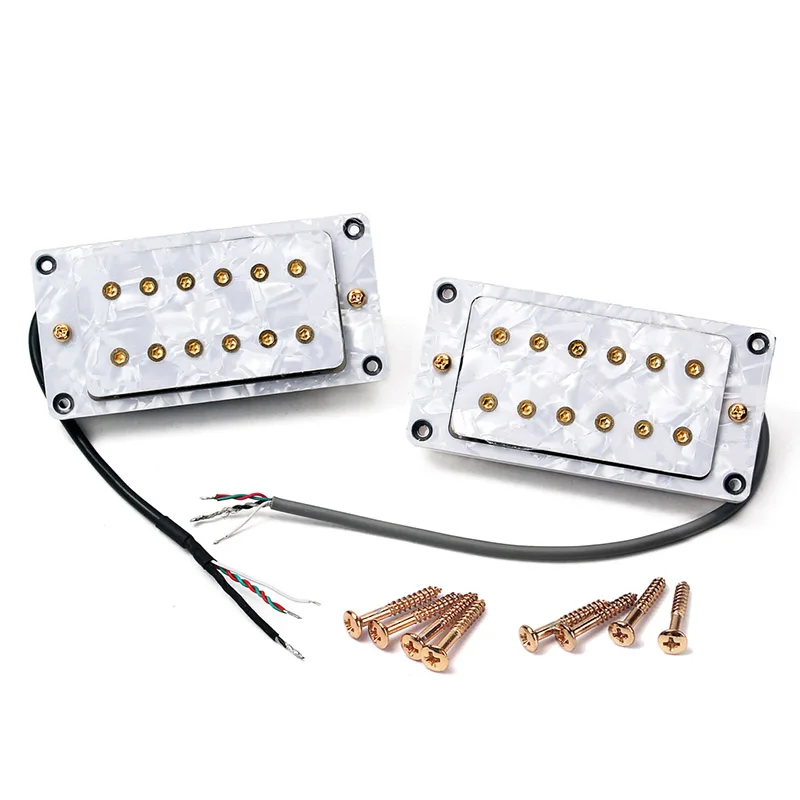 

2 Pcs Electric Guitar Humbucker Pickup with Screw Wrench Musical Instrument Accessories ASD88