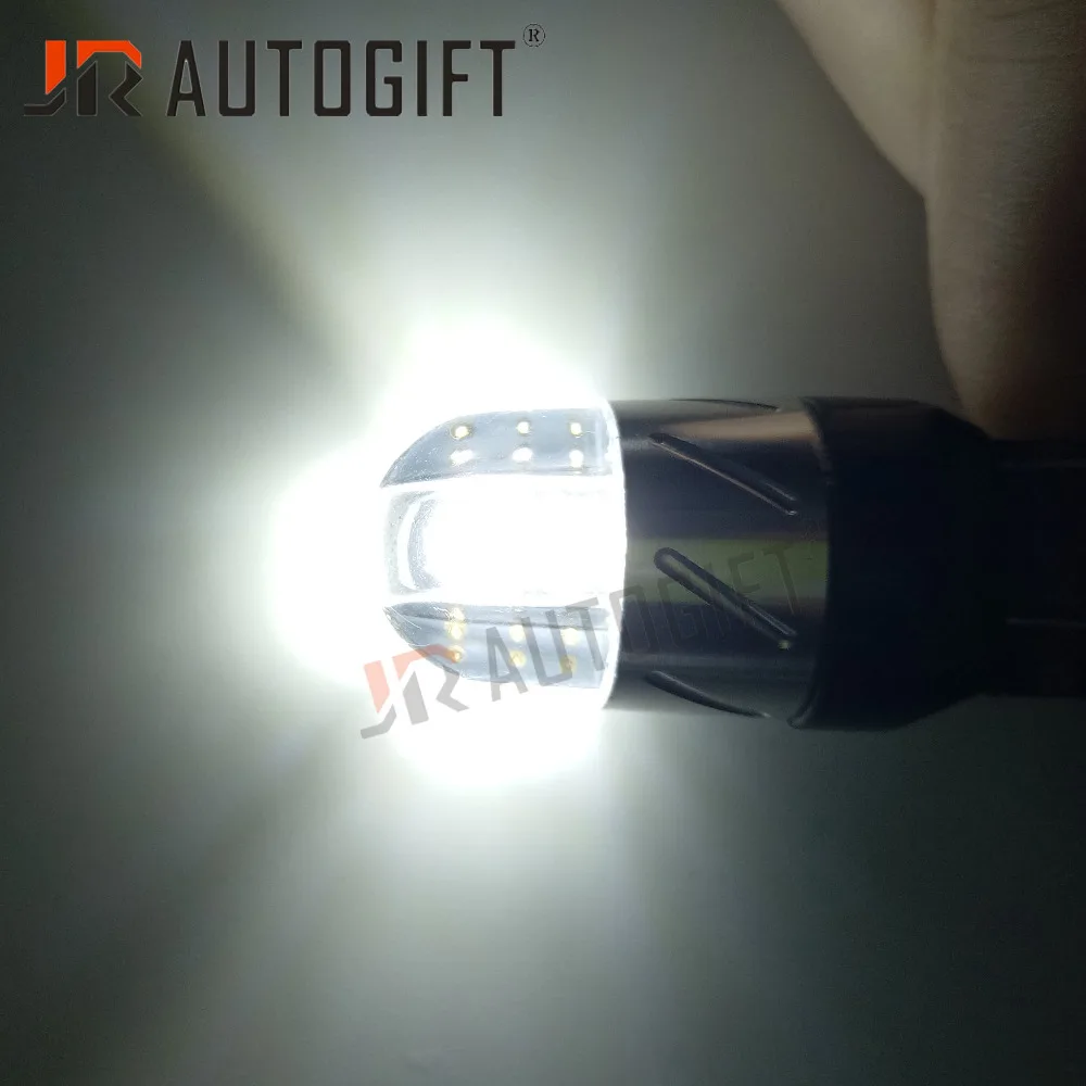 10x T20 7440 7443 LED W21W 1156 S25 6SMD 3030 чипы 1157 Белый Красный Желтый стоп-сигнал индикатор