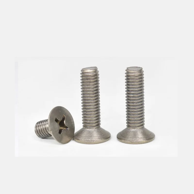M2.5 M3 M4 M5 M6 M8 Titanium Alloy Blots Phillips потайной винт механический Болт Винты 6 мм ~ 60