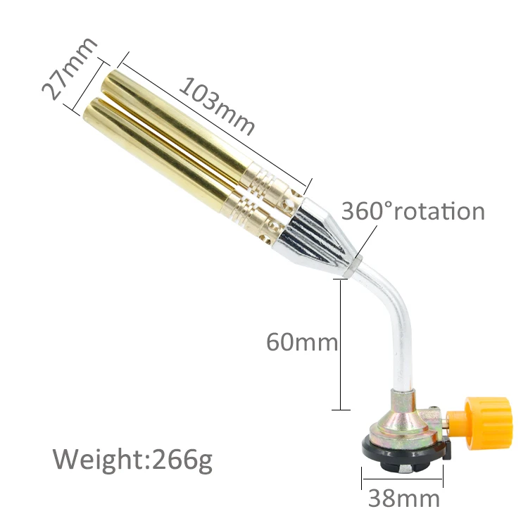 APG 2016 двухвыходной медный огневой паяльник и ветрозашитный газовый | Спорт