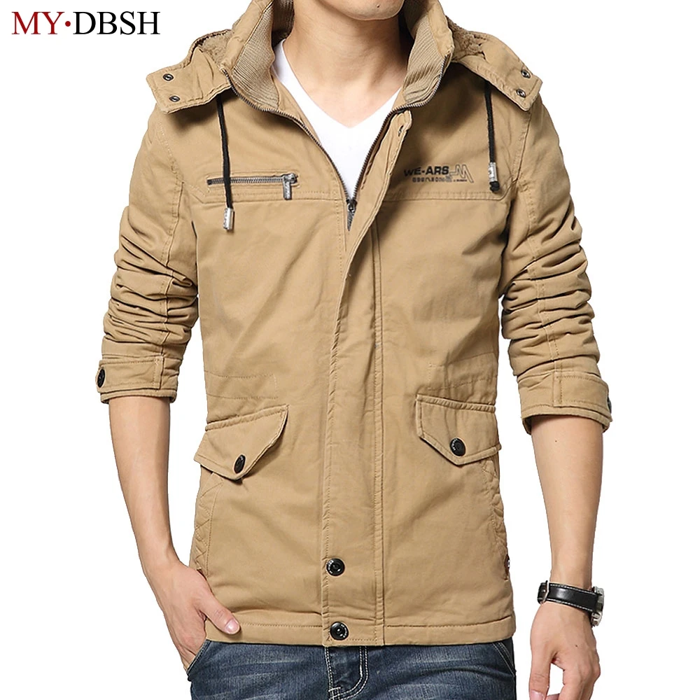 Новое поступление 2021 зимние мужские парки куртки толстое флисовое пальто с