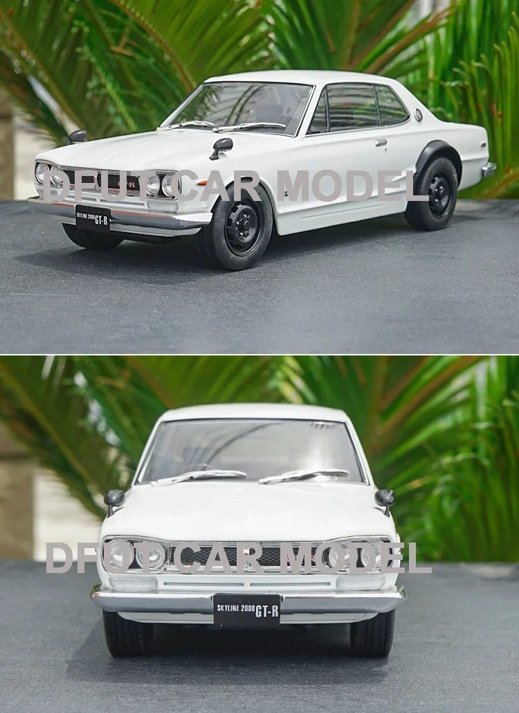 Литая под давлением игрушка из 1:18 сплава, модель автомобиля SKYLINE GTR KPGC10 GT-R, детская игрушечная машинка, оригинальная Авторизованная аутентичная детская игрушка