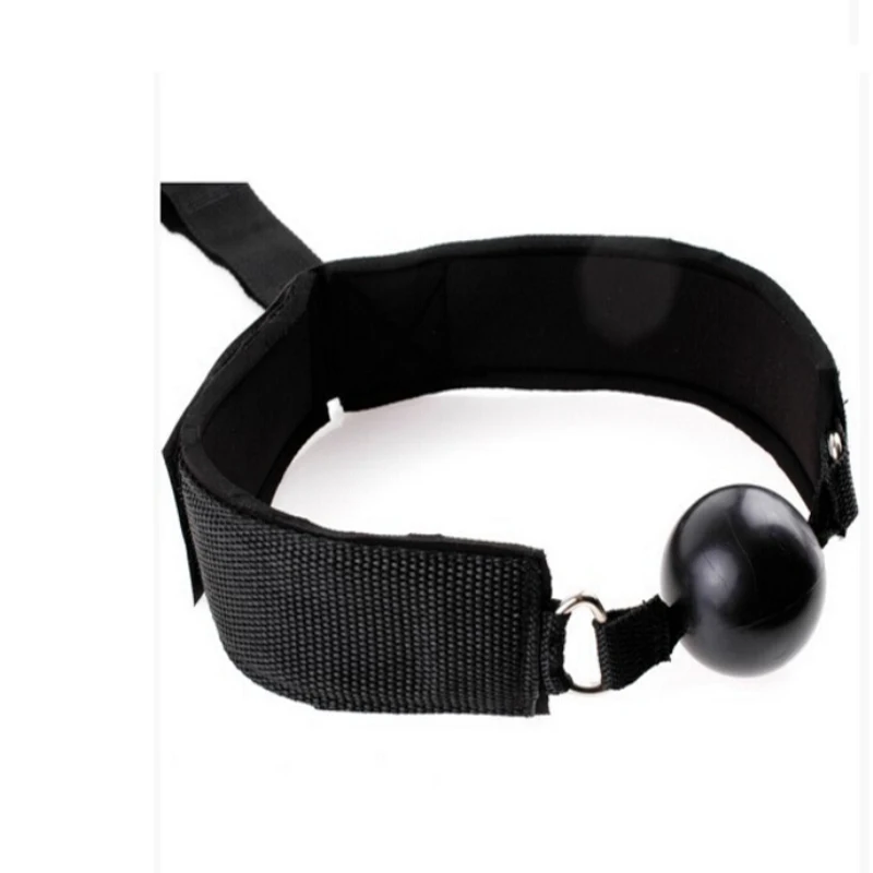 Секс Фетиш рот мяч кляп с ремешком ручные манжеты телефон секс-игрушки для пар