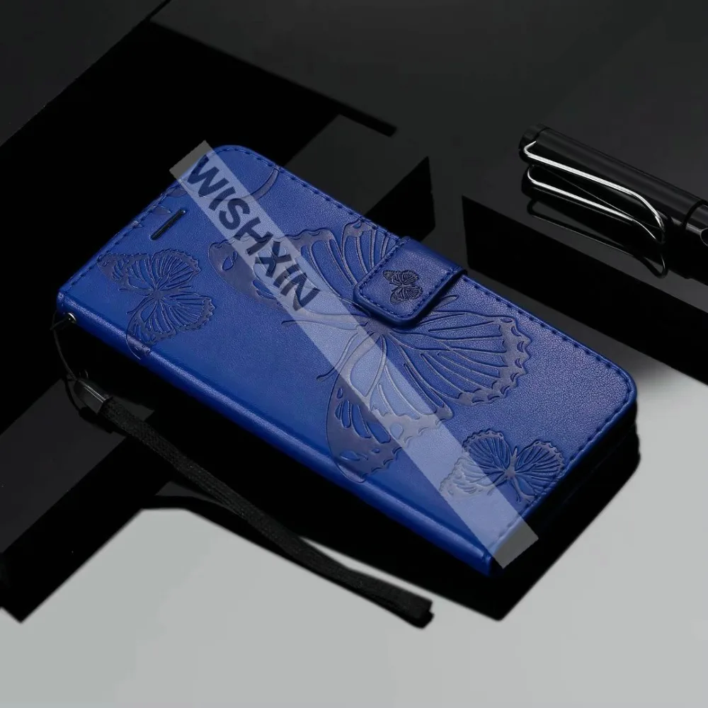 Для Huawei P9 Lite 2016 чехол P9Lite Роскошный 3D бабочка искусственная кожа для Funda P 9 VNS-L21