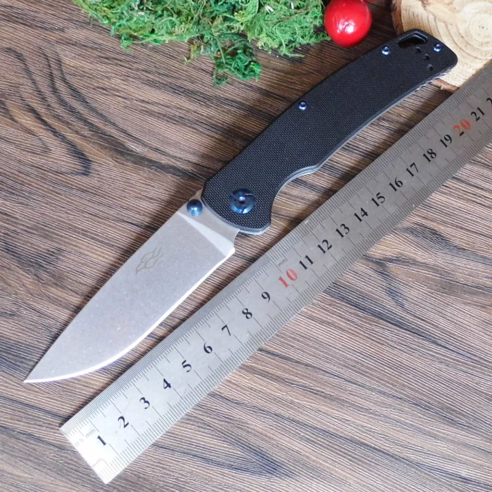 Ganzo G7542 жар F754 58 60HRC 440C G10 или ручка из углеродного волокна складной нож для