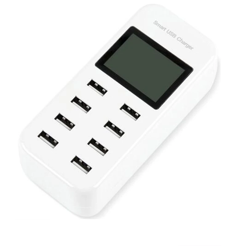 INGMAYA 8 портов USB зарядное устройство 5V8A светодиодный дисплей зарядная станция для iPhone iPad samsung huawei Xiaomi OnePlus LG адаптер переменного тока