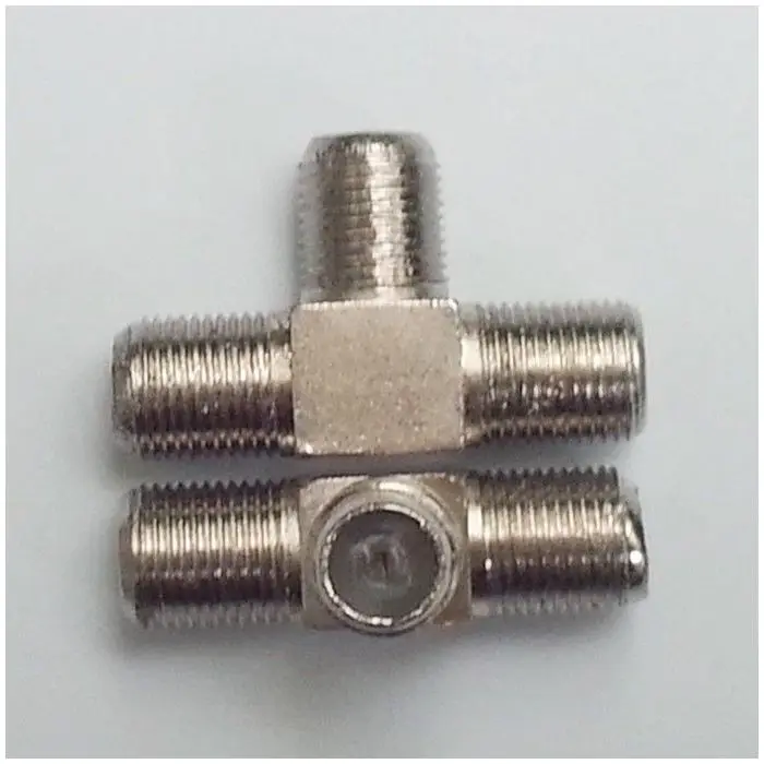 2 шт. 2-полосные F-Type комбинированные ТВ коаксиальные соединители RF адаптеры