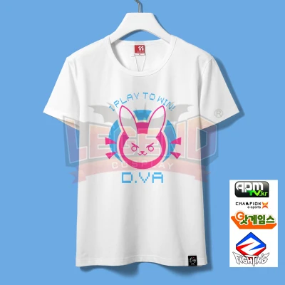 Футболка dva популярная игра герои Dva косплей костюм для взрослых топ понк рубашка