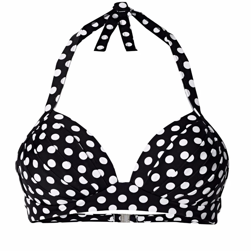 2017 Новый Bikinis Swimsuit Женщин Ретро Подтолкнуть Вверх Бикини Установить Старинные