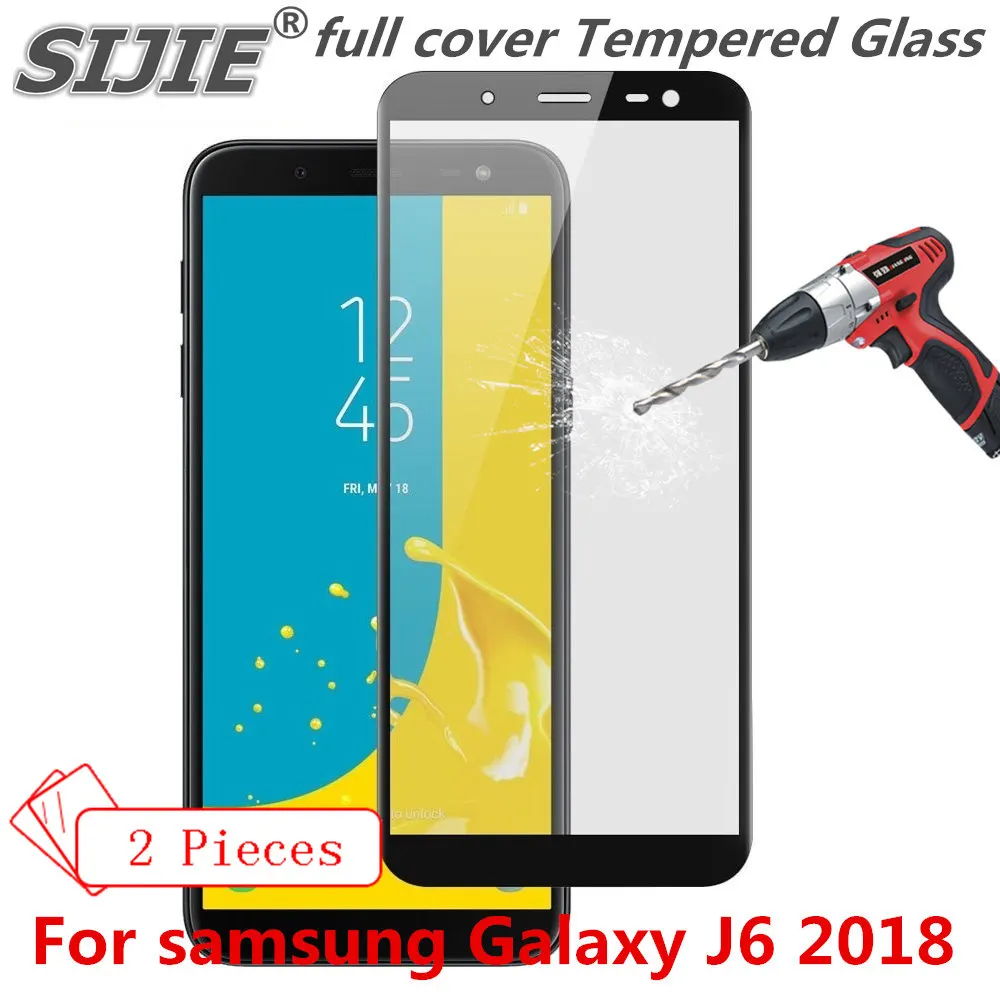 2 шт. полное покрытие закаленное стекло для samsung Galaxy on 6 J6 2018 J J600 J600F защитный чехол