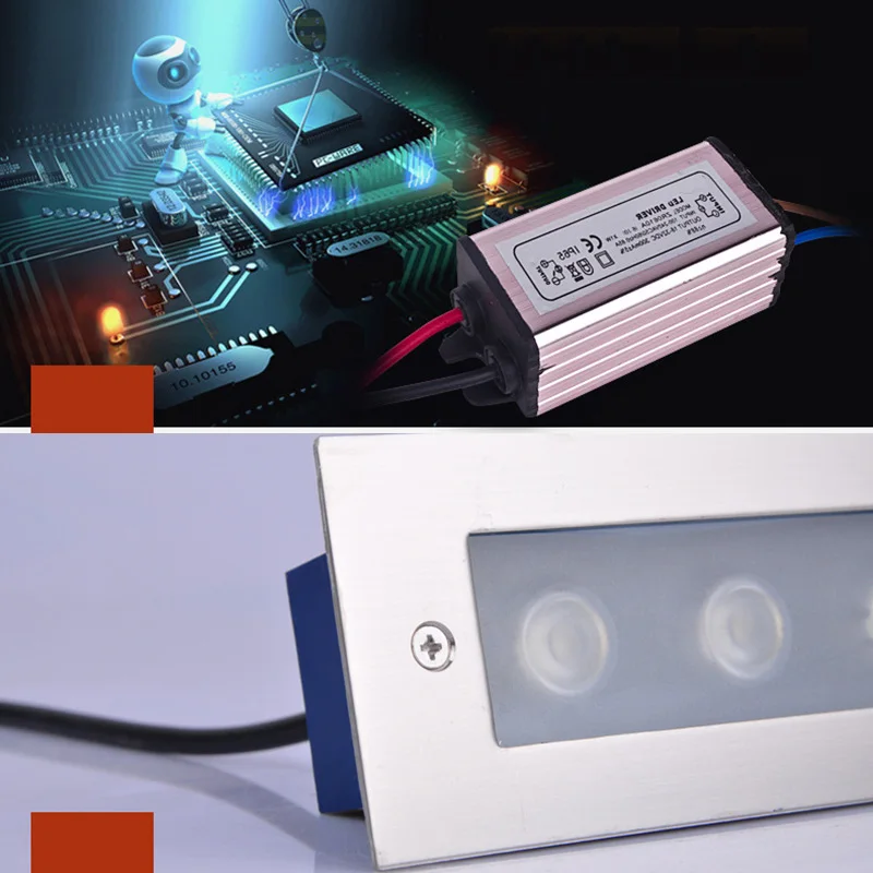 Сада парка панели со светодиодными светильниками настенный выключатель света