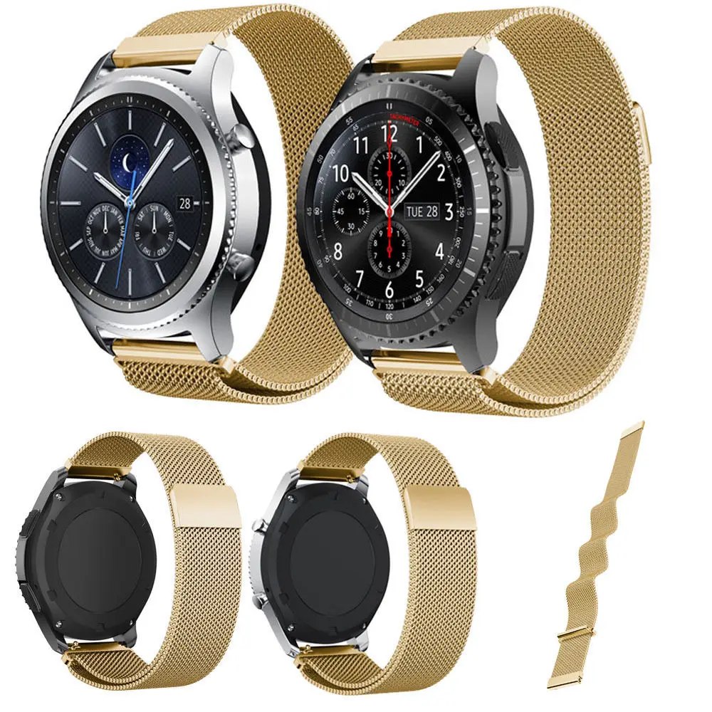 Магнитный браслет для Gear S3 Classic ML ремешок часов Samsung Frontier из нержавеющей стали 22