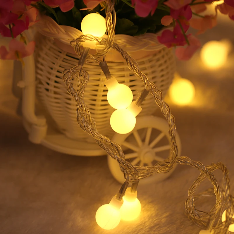 Guirlande Lumineuse Pisca De Natal хит продаж маленькие шариковые светодиодные фонари