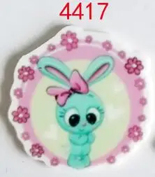 4417 30 шт мультфильм персонаж плоское украшение из смолы - Цвет: 4417