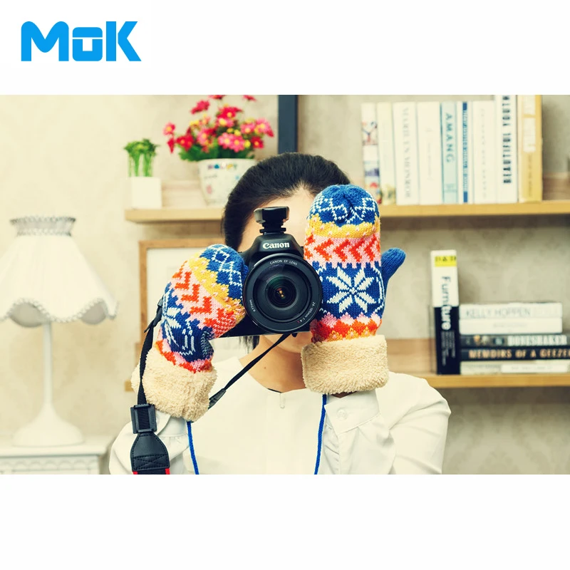 Новые модные зимние женские перчатки с плотным пухом мягкие Варежки хорошего