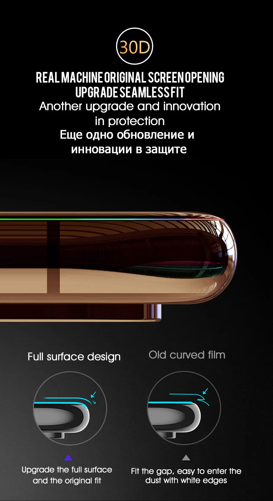 30D Защитное стекло для iPhone X XR XS MAX полное покрытие для iPhone 8 7 6 6s Защитное стекло для экрана на iPhone 11 Pro Max стекло