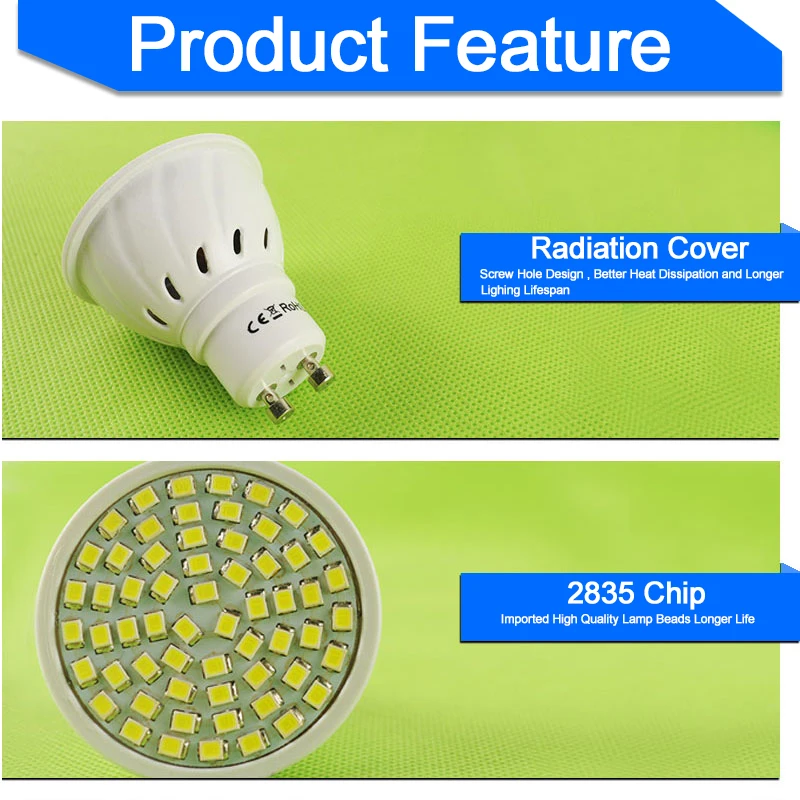 Светодиодный точечный светильник E27 Gu10 Mr16 AC/DC 12V AC 220V 240V 60/80 светодиодный s 3W 4W