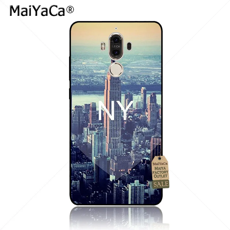 Чехол для телефона MaiYaCa NYC NEW YORK city landscape Fundas чехол Huawei mate9 mate10 P9 P10 p20 p10 plus NOVA2s |