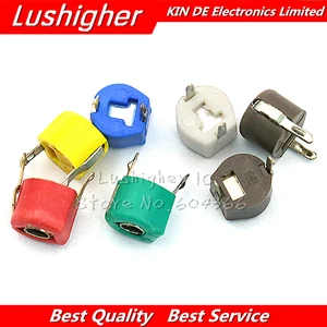 20 шт., регулируемый конденсатор для триммера, 6 мм, 5PF 10PF 20PF 30PF 40PF 50PF 60PF 70PF 120PF 5P 10P 20P 30P 40P 50P 60P 70P 120P